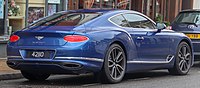 2019 Bentley Continental GT Coupe 6.0 Rear.jpg